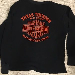Long sleeve Haley Davidson shirt size M